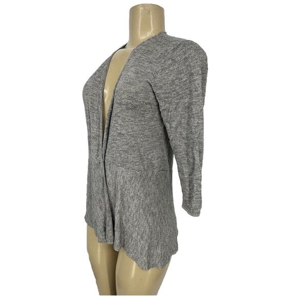 Eileen Fisher Small ? Women Open Front Linen Blend Sweater Cardigan PS1 - Picture 2 of 8